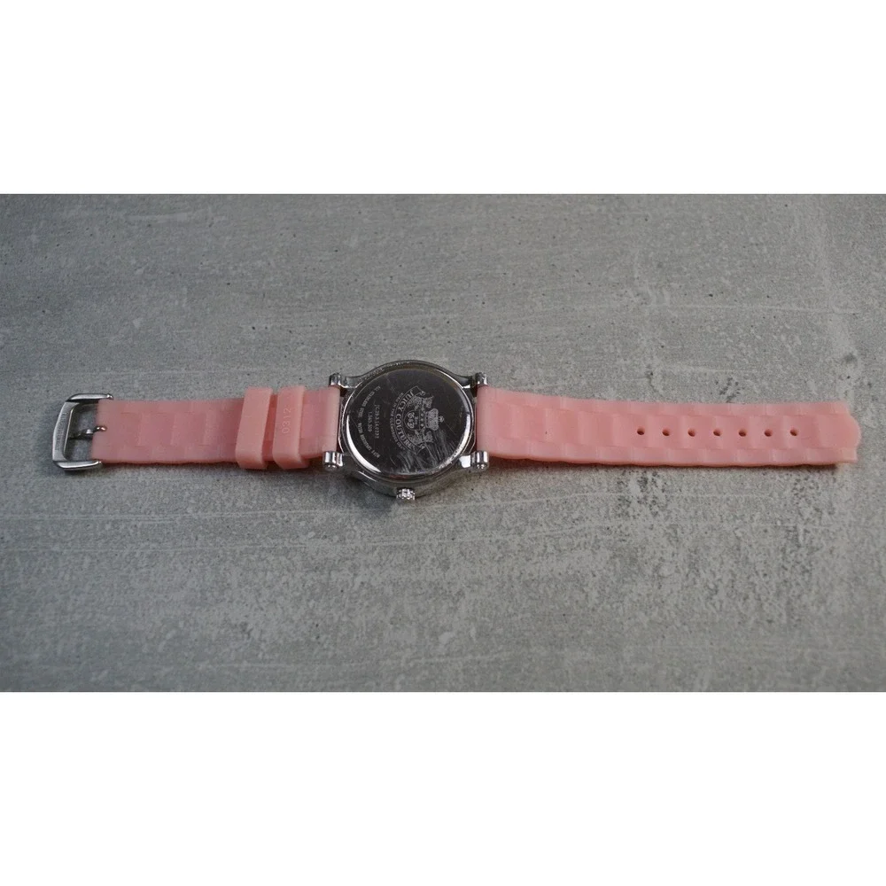 Juicy Couture Womens Pink & Silver Quartz Watch JC.29.3.14.0232 New Battery